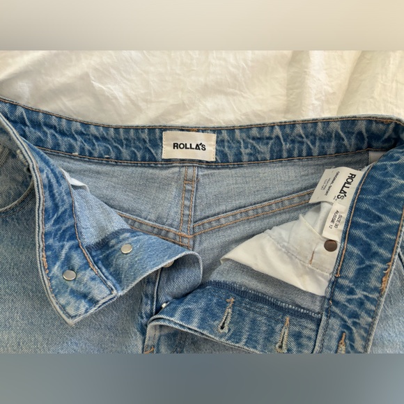 Rolla’s High Rise Cut Off Jean Shorts - Picture 5 of 6